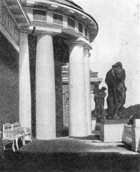 Рим. Русский павильон на Международной выставке, 1911 г. В.А. Щуко. Общий вид