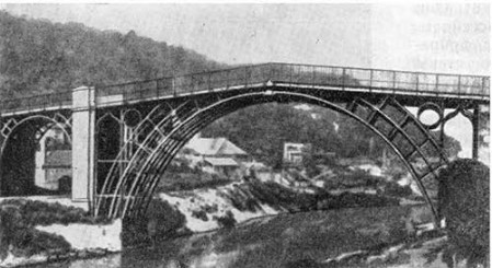 Колбрукдейл. Мост, 1799 г. Общий вид
