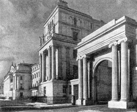 Лондон. Террасные дворцы в Риджент-парке, 1826—1827 гг. Дж. Нэш. Общий вид