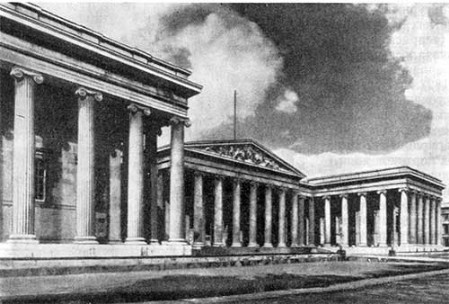 Лондон. Британский музей, 1823—1847 гг. С. и Р. Смерк. Южный фасад