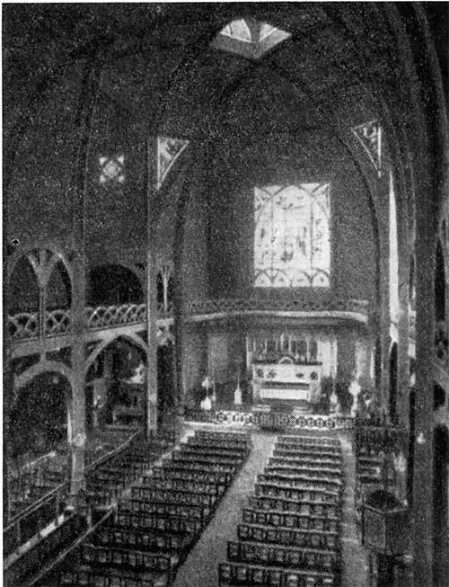 Париж. Церковь Сен-Жан де Монмартр, 1894 г. А. Бодо. Интерьер