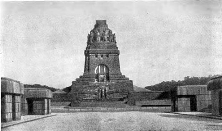 Лейпциг. Монумент битвы народов, 1900 г. Б. Шмитц. Общий вид