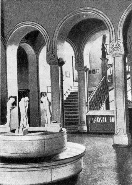 Хаген. Музей Фолькванга, 1901 г. А. Ван де Вельде. Интерьер