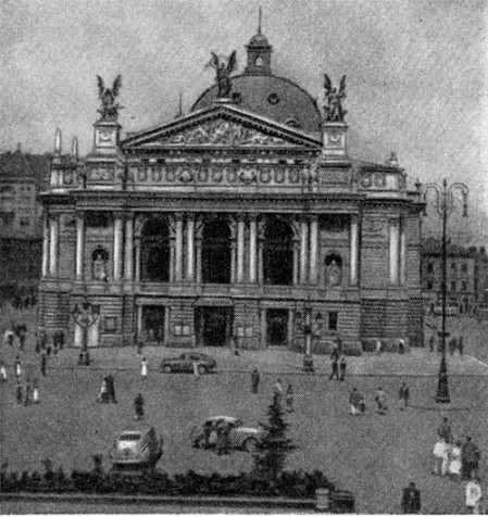 Львов. Театр, 1898—1900 гг. Горголевский. Общий вид
