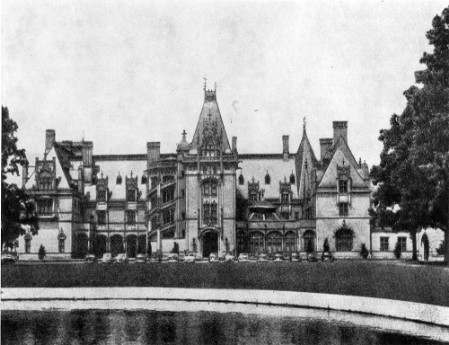 Эшвиль. Дворец «Битмор», 1895 г. Р. Хант. Общий вид