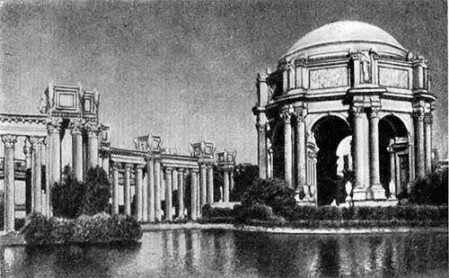 Сан-Франциско. Дворец искусств на выставке «Панама-Пасифик», 1915 г. Б. Майбек. Общий вид