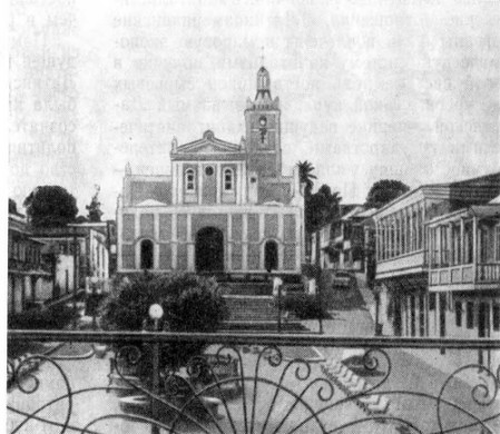 Пуэрто Рико. Сан-Хуан. Церковь Сен-Жермен, 1843 г. Общий вид