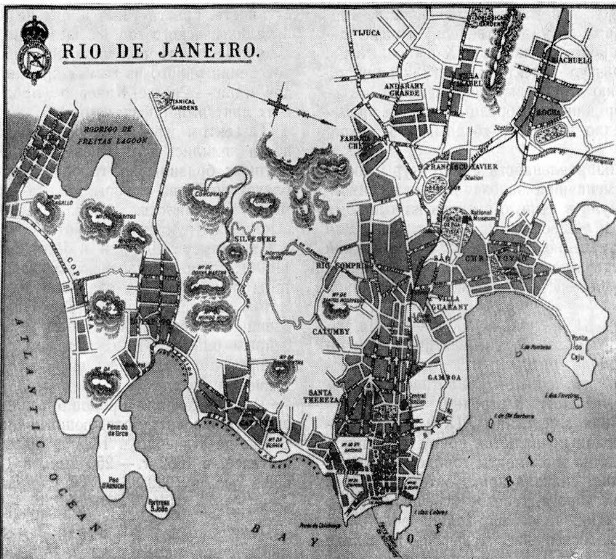 Бразилия. Рио-де-Жанейро, 1915 г. План