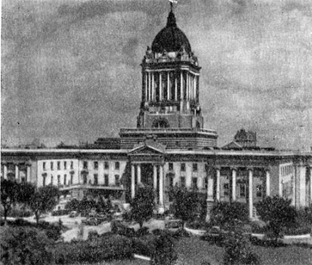 Виннипег. Парламент провинции Манитоба, 1912-1920 гг. Ф. Симон. Общий вид
